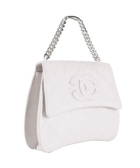 chanel bags white leather|chanel leather bags for sale.